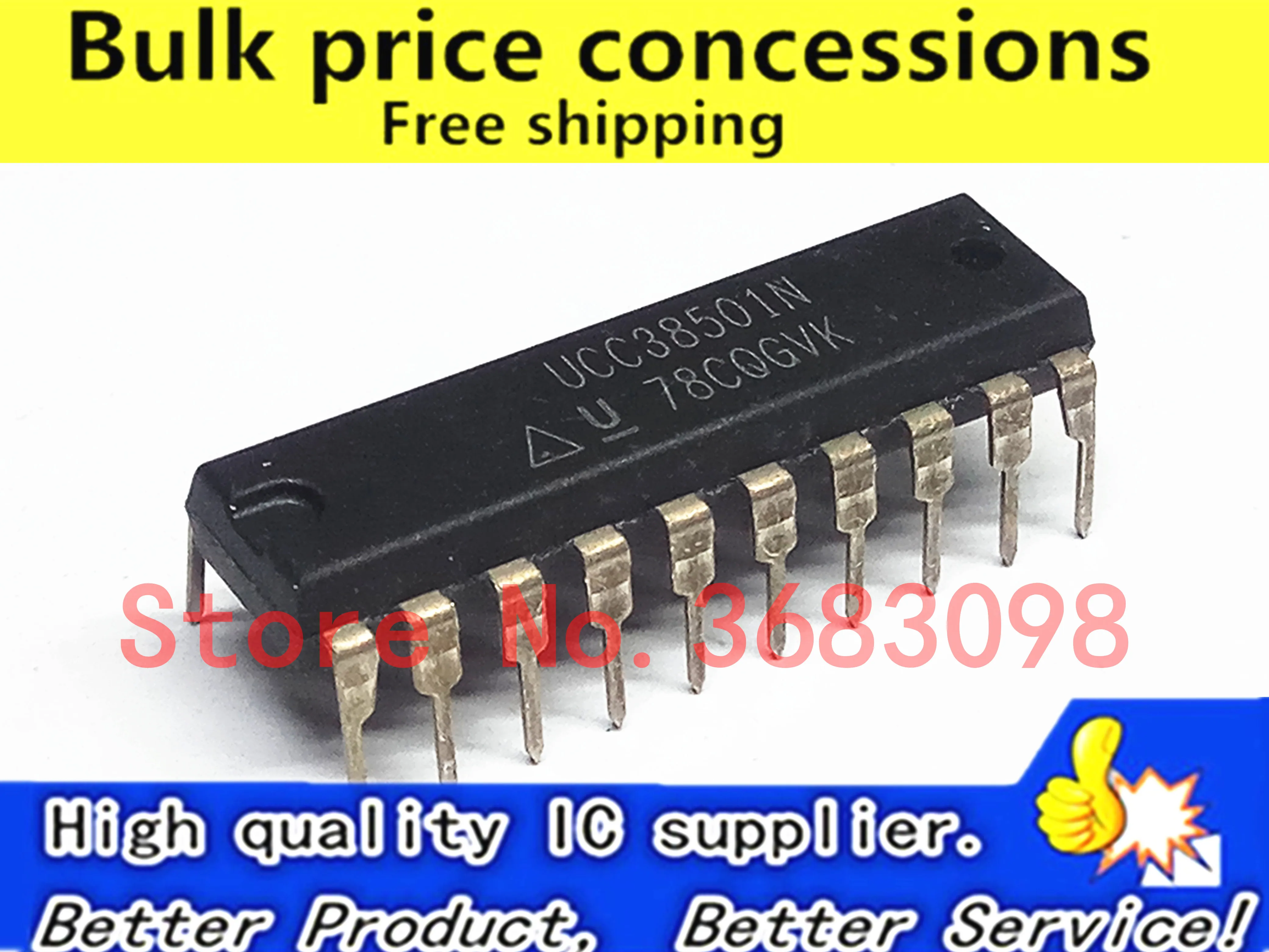 

Free Shipping 5pcs/lots UCC38501N UCC38501 DIP-20