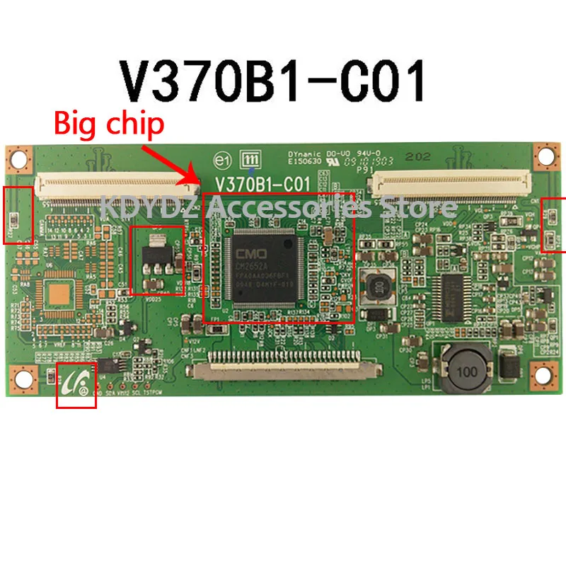 Бесплатная доставка хорошая тестовая T-CON плата для TLM37V68 V370B1-C01 V370B1-L01 большой чип