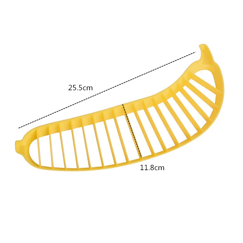 Saizhi Banana Slicer Cutter Plastic Salad Make Tool For Fruit Sausage Cereal Kitchen Tools 2363 | Дом и сад
