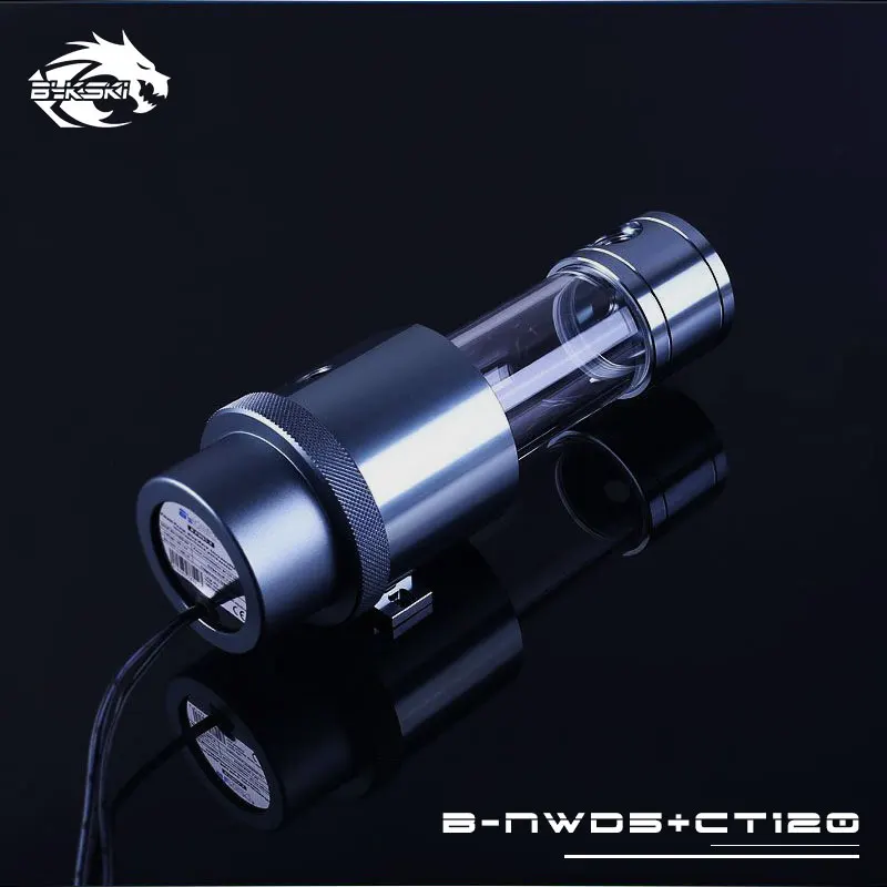 Bykski B-NWD5 CT интегрированный резервуар водяного Охлаждения Насос 1100/1500L 3,8 м серый