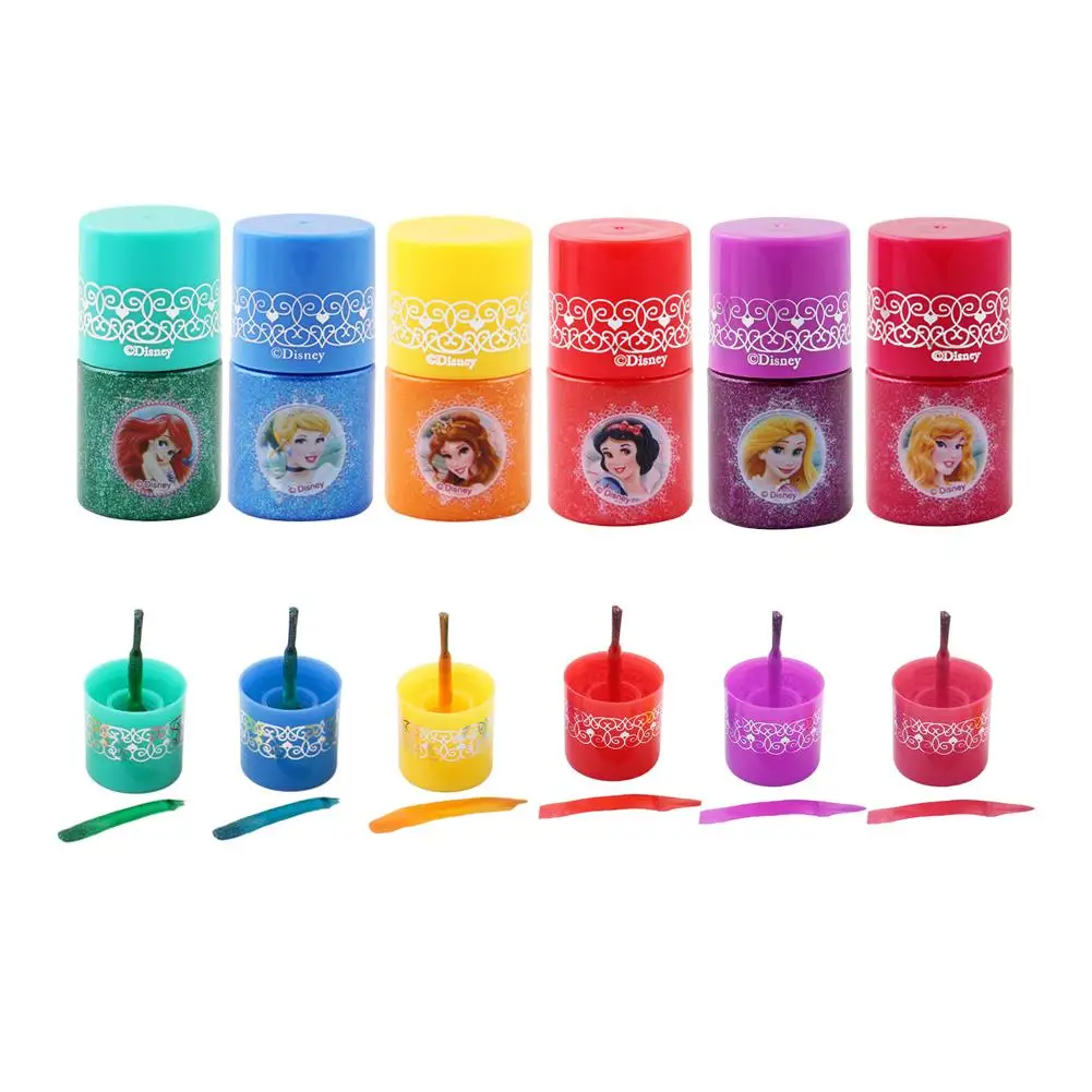 

1pc Disney Water-soluble Nail Polish Toys Water Soluble Washable Nail Polish Pretend Play Toys Children Girls Makeup Toy Gift