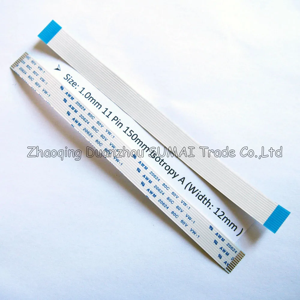 11Pin FFC FPC Гибкий плоский кабель 1 0 мм Шаг 11 pin 150 Isotropy A Cable AWM 20624 80C 60V VW-1 | Обустройство