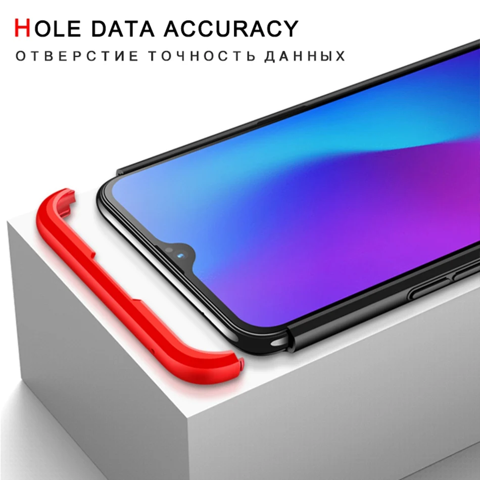 Роскошные чехлы для телефонов Oneplus 6 T Матовый Жесткий чехол из поликарбоната 360 с