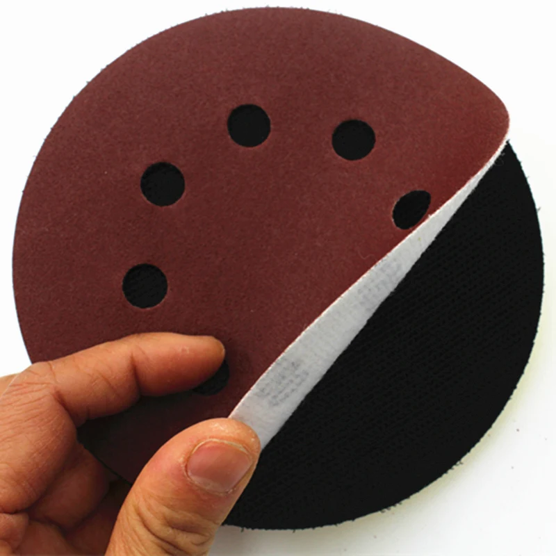 JANPSHION 25pc 5inch Sandpaper Sanding Paper for Rotary Sander 125mm Grits 60 80 120 180 240 Power Tools Accessories | Инструменты