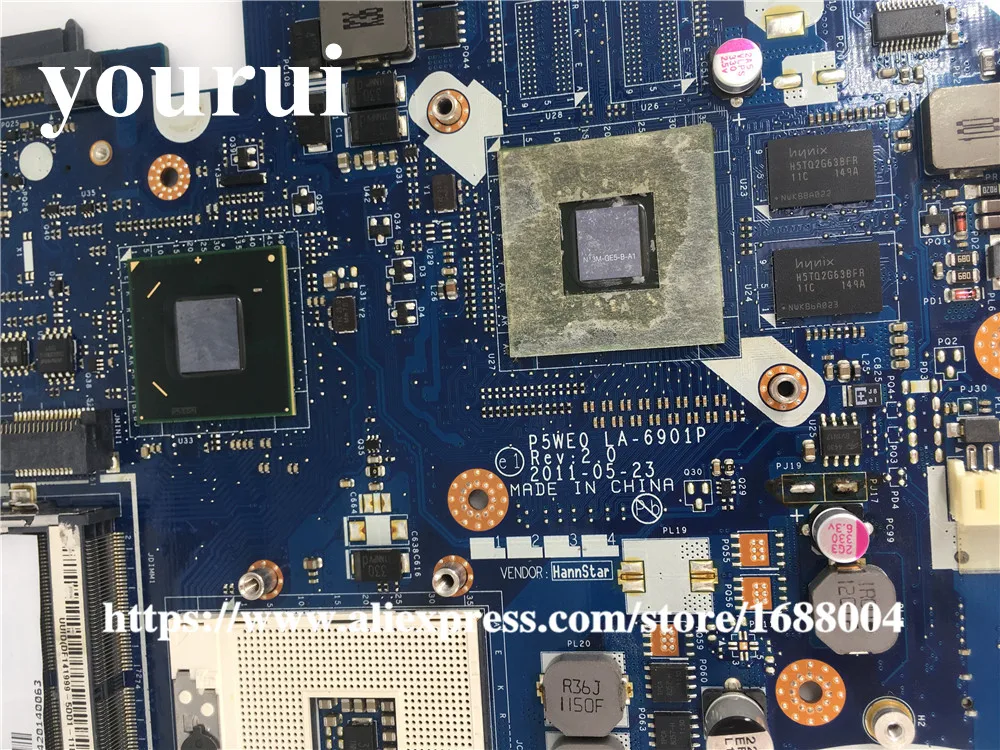 Для acer Aspire 5750 5750g 5755g 5755 5350 NBRXK11001 NB. RXK11.001 LA-6901P материнская плата для ноутбука, протестированная материнская плата