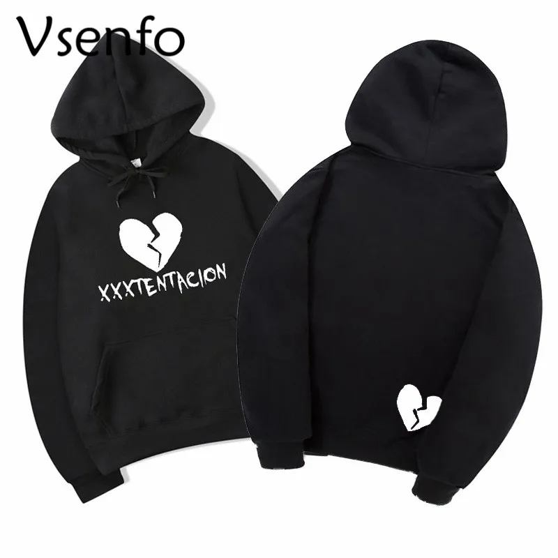 Унисекс XXXtentacion толстовка с капюшоном RIP Revenge RAP музыкальные худи унисекс уличная хип хоп пуловер для мужчин и женщин флис XXX