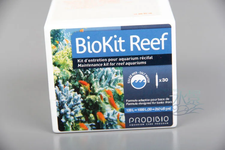PRODIBIO биокит риф 30 флаконов Bio Digest BIOPTIM йоди+ усилитель 5 в 1 для аквариума в соленой воде
