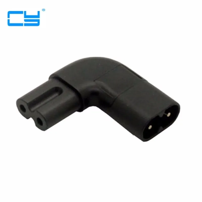 Рис. 8 IEC 320 IEC320 iec C7 до C8 90 градусов левый и правый угловой адаптер питания
