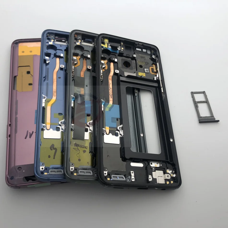 S9 полный корпус задняя крышка аккумулятора + средняя рамка для Samsung Galaxy G960 G960F