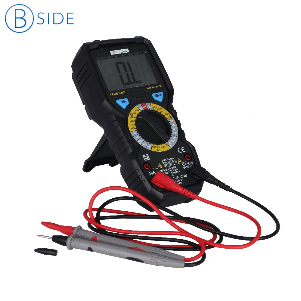 6000 Counts True RMS Digital Multimeter BSIDE ADM08A Auto Range LCD Display With Capacitance Frequency Diode NCV Test | Инструменты