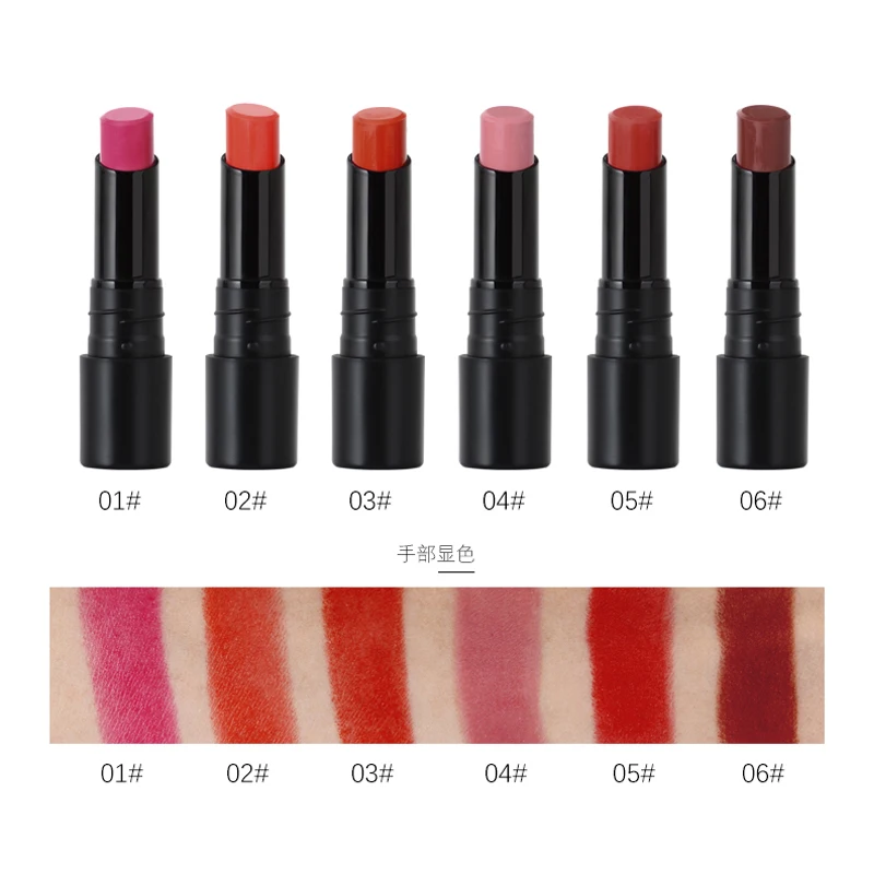 Стойкая матовая помада-карандаш для губ Red Lips Makeup 6 цветов водостойкая стойкая губная помада в Корейском стиле