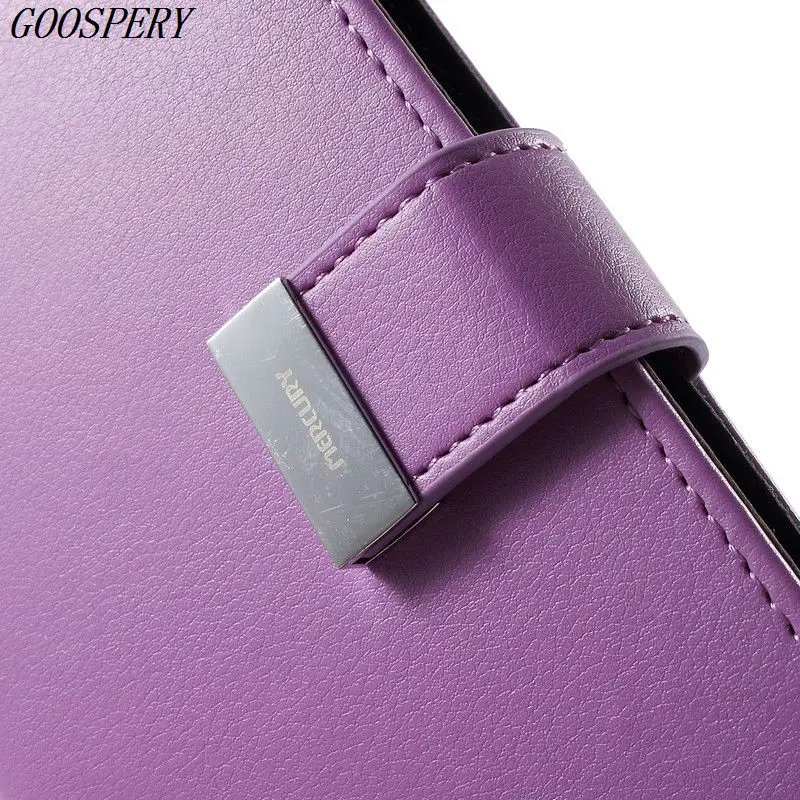 Mercury Goospery Rich Diary кожа magnitic флип чехол для Samsung Galaxy S6 край G925 G9250 G925F G925FQ G925I G925A 5.1&quot |