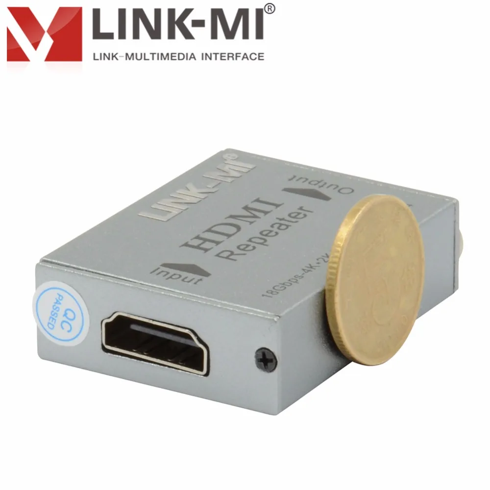 LINK-MI 4K HDMI 2,0 ретранслятор 4:4:4 30 метров Full HD 1080p 4K X 2 K@ 60 Гц 18 Гбит/с 3D для HD ТВ дисплей платформы, HD tv, tv box, DVD/DVR