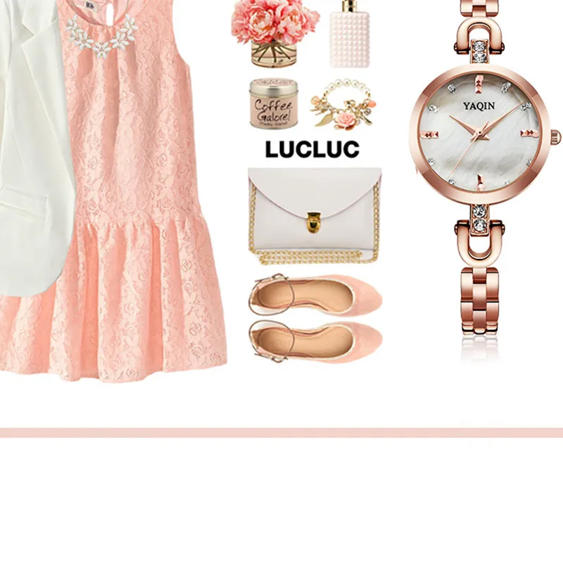 YAQIN женские часы Топ бренд роскошный браслет золотые модные Relogio Feminino Montre