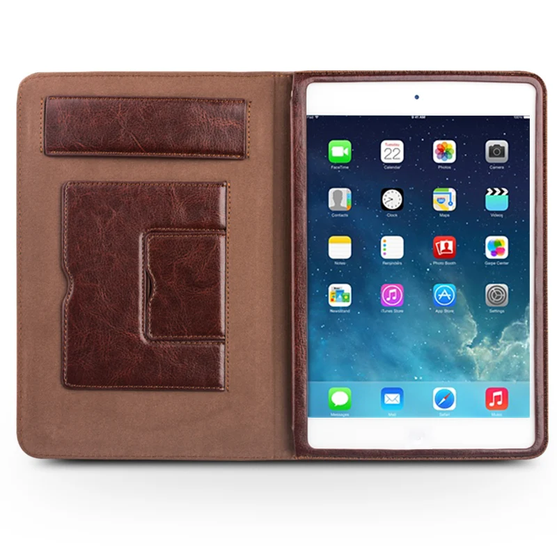 Чехол для ipad 2 3 4 Магнитный смарт чехол роскошная подставка из натуральной кожи
