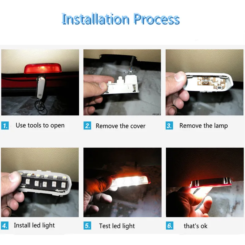 

READXT 4Pcs Car Interior Door Warning Led Light Lamp Led Lights For Passat B6 B7 CC Golf 5 MK5 6 7 MK7 Eos Tiguan 3AD 947 411