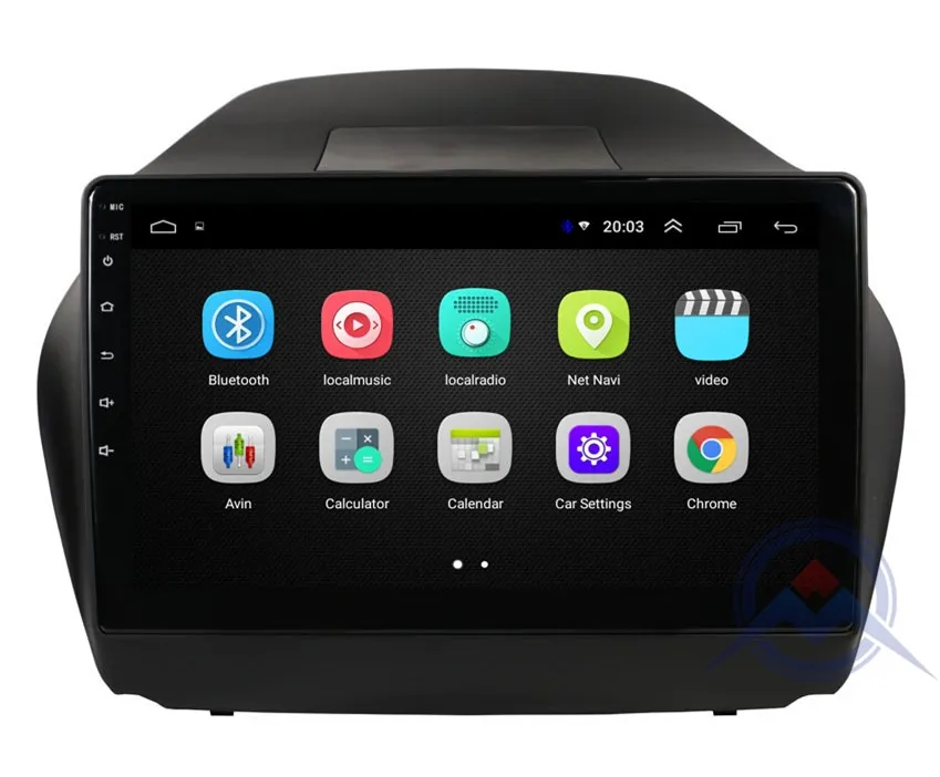 ZOHANAVI 10,2 дюймов Android 9,0 автомобильный dvd-плеер для hyundai Tucson IX35 2011- автомобильный Радио Аудио с картами