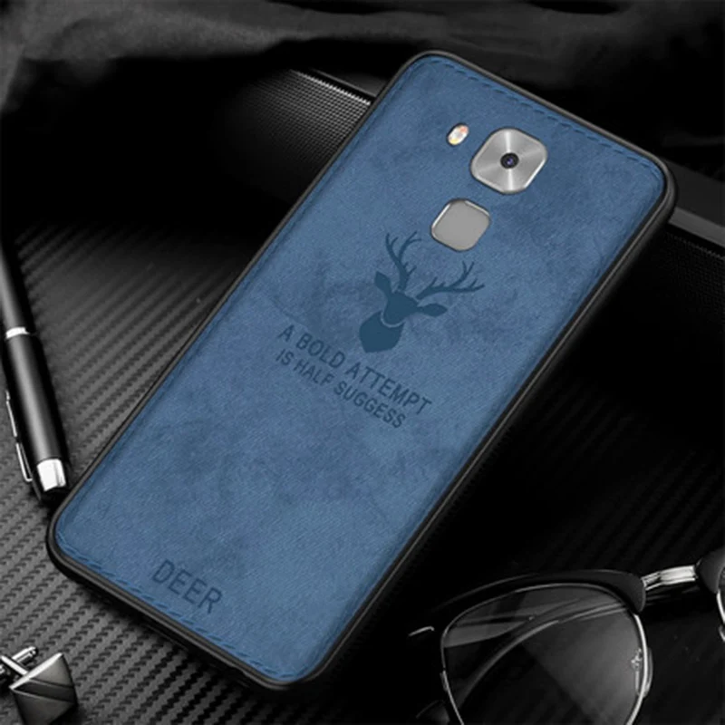 Чехол для Huawei G9 plus мягкий чехол телефона G9plus защитный G 9 ткань + ТПУ задняя