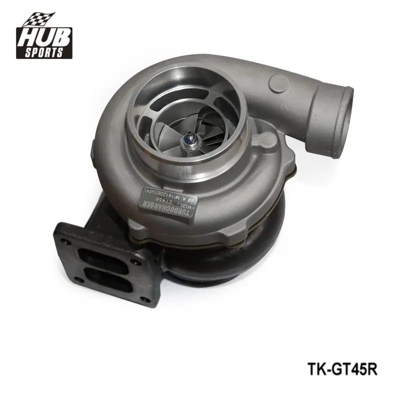GT45R Turbocharger A/R .70 1.00 T4 V-band Turbo Oil Cooled HU-GT45R |