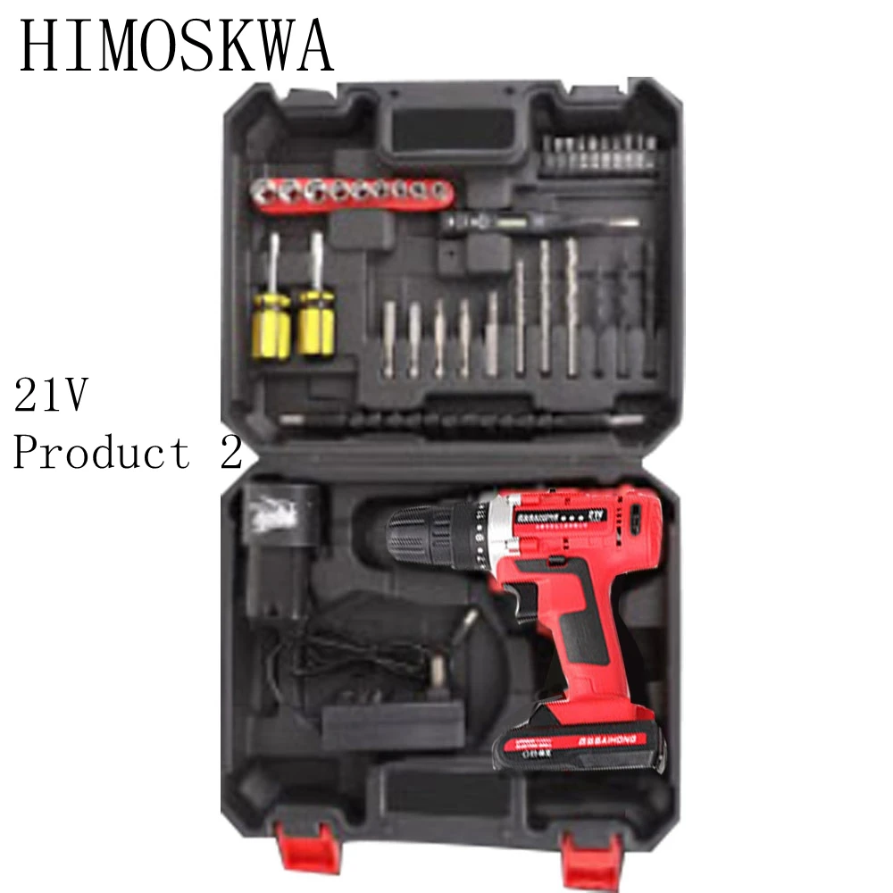 HIMOSKWA Перезаряжаемые литий Battery12V/21 V мини электрический сверла для электрического