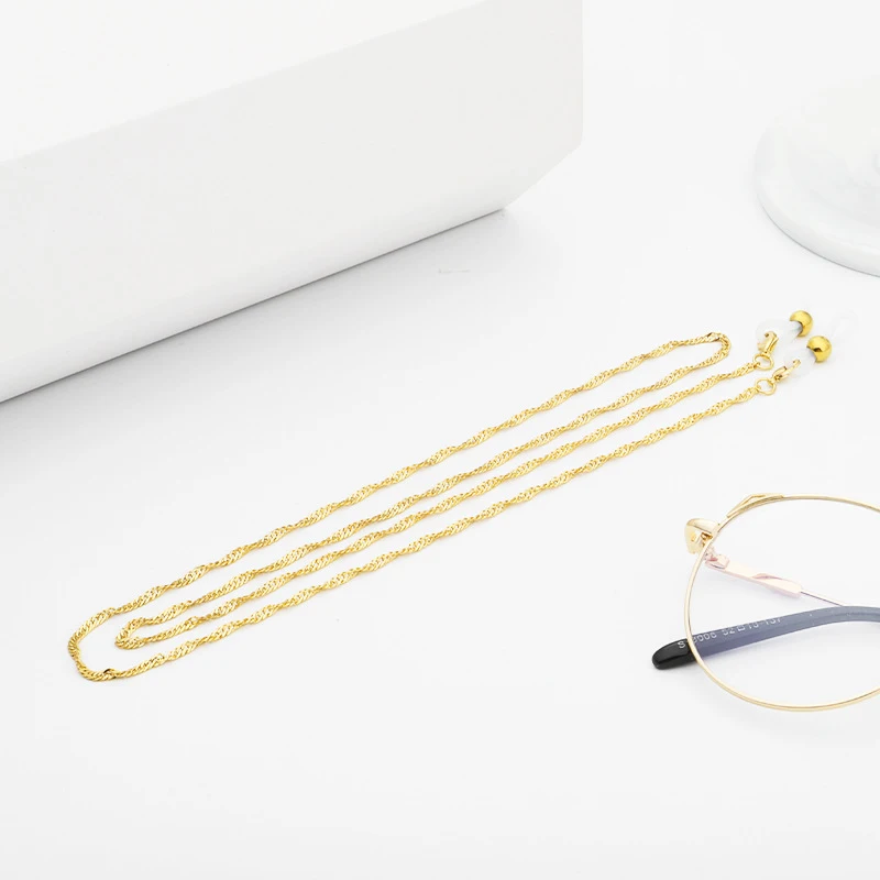Stainless Steel Twist Link Chain Reading Glasses Chains for Women Men Sunglasses Cords Holder Eyeglass Lanyard Straps Retainer | Аксессуары
