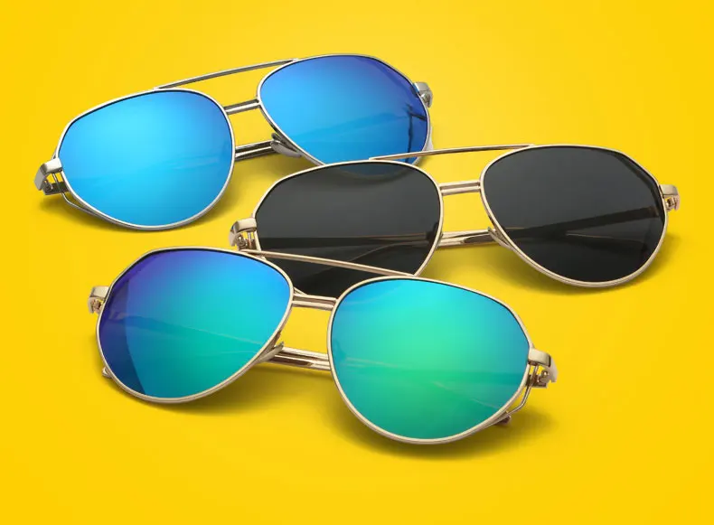 2017 Модные Роскошные Мужские поляризационные солнцезащитные очки VictoryLip Круглые