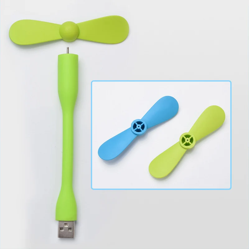 FFFAS Мини милый полезный Портативный Гибкий USB вентилятор гибкие съемные