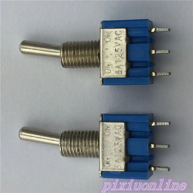G107 высокое качество 5 шт./лот Mini 3 Pin SPDT ON 6A 125V 3A250VAC тумблеры лидер продаж 2017|toggle