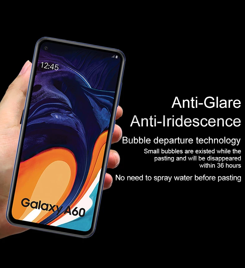 Гидрогелевая пленка imak Для Samsung Galaxy A60 A50 A70 A80 A90 прозрачная защитная для переднего