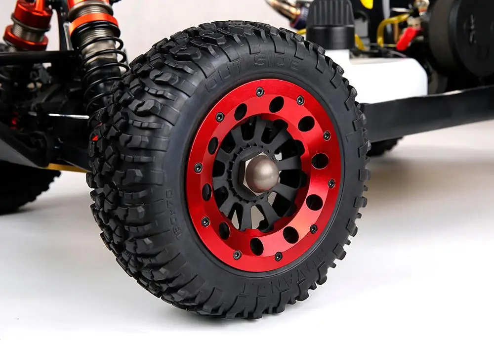 Сверхмощный CNC алюминиевый внешний Beadlocks 2 шт для HPI KM и Rovan Baja типа транспортных