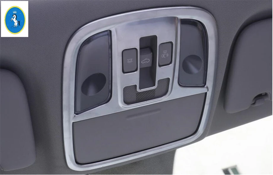 Yimaautotrims авто аксессуары передняя+ задняя Крыша лампы для чтения накладка 3 шт. для KIA Sportage ABS