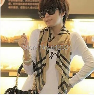 Spring leopard skull scarf female long section of thin chiffon shawl sunscreen Free Shipping | Аксессуары для одежды