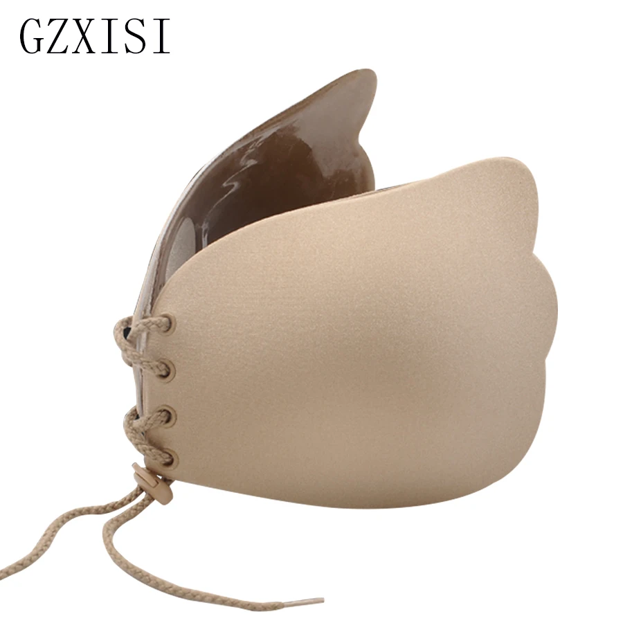 2017 хит продаж сексуальный бюстгальтер пуш-ап силиконовый большой размер черный