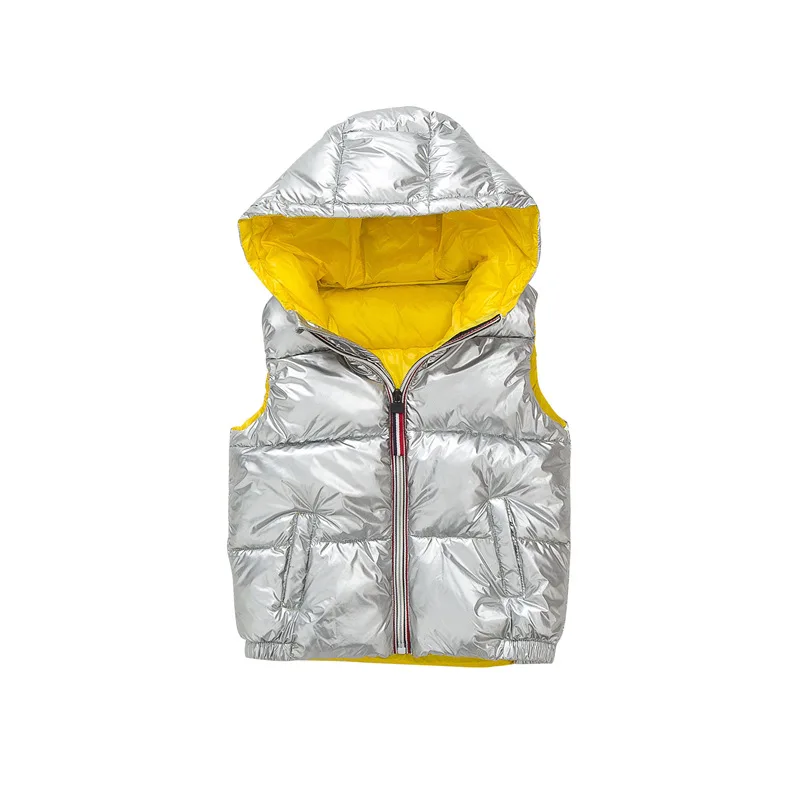Новый детский жилет детская верхняя одежда зимние пальто теплый хлопковый с