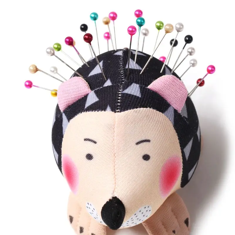 Милый мягкий Ежик Pincushion держатель иглы Органайзер швейная машинка для дома инструмент для рукоделия аксессуар