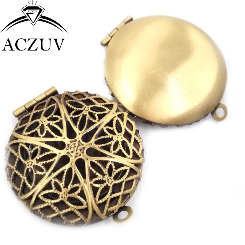 50 шт. розовое золото античный кулон из литой бронзы с серебряным родиевым