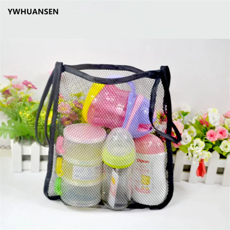 Универсальный размер органайзер для коляски черная Толстая Сетчатая Сумка все в