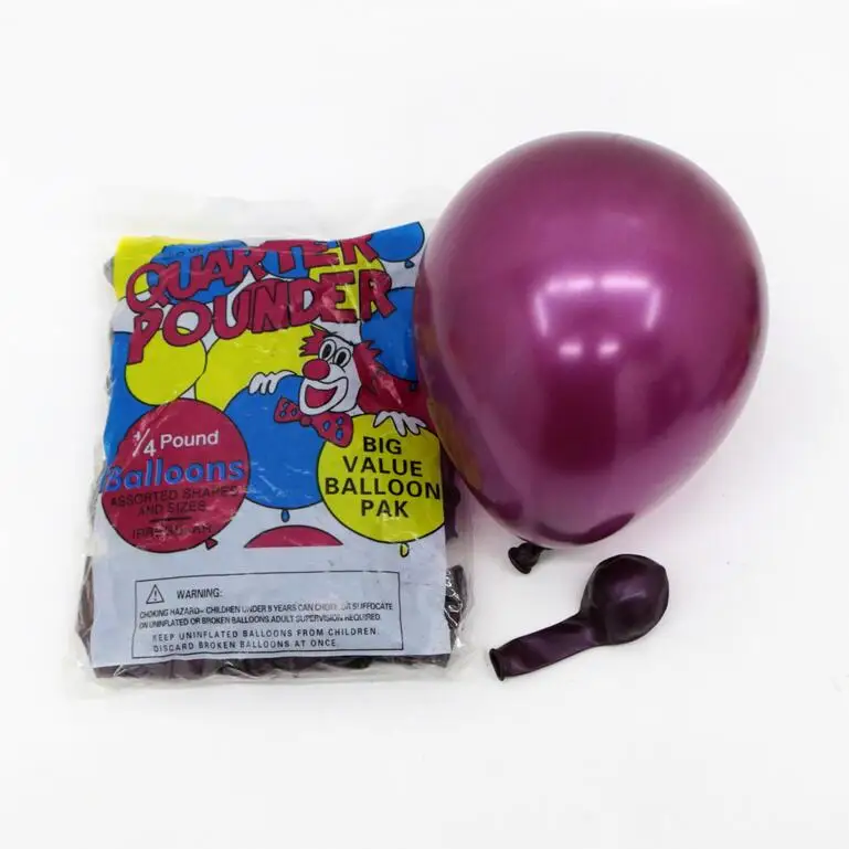 pearl grape purple 10 шт. 10 дюймов двойной слой бордовый красный фиолетовый латексный шар Металлический красный драгоценный камень свадебные украшения день рождения День святого Валентина - Цвет: pearl grape purple