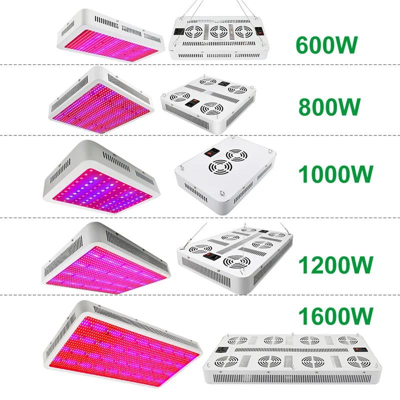 LVJING светодиодный светильник 300/400/500/600/800/1000/1200/1600W полный спектр для внутреннего парниковых расти палатку успешно выращивайте растения Led светильник