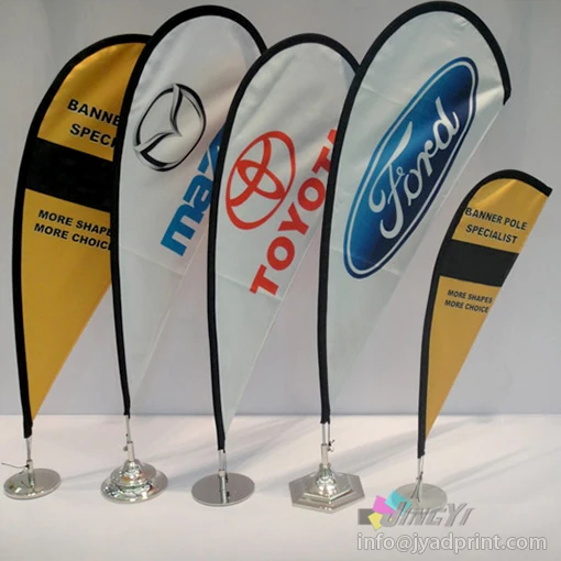 Стол с принтом на заказ/настольная подставка витрина Каплевидным флагом|teardrop