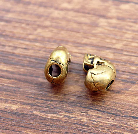 Цельные латунные скелетные Подвески на шнуре Паракорд металлические подвески