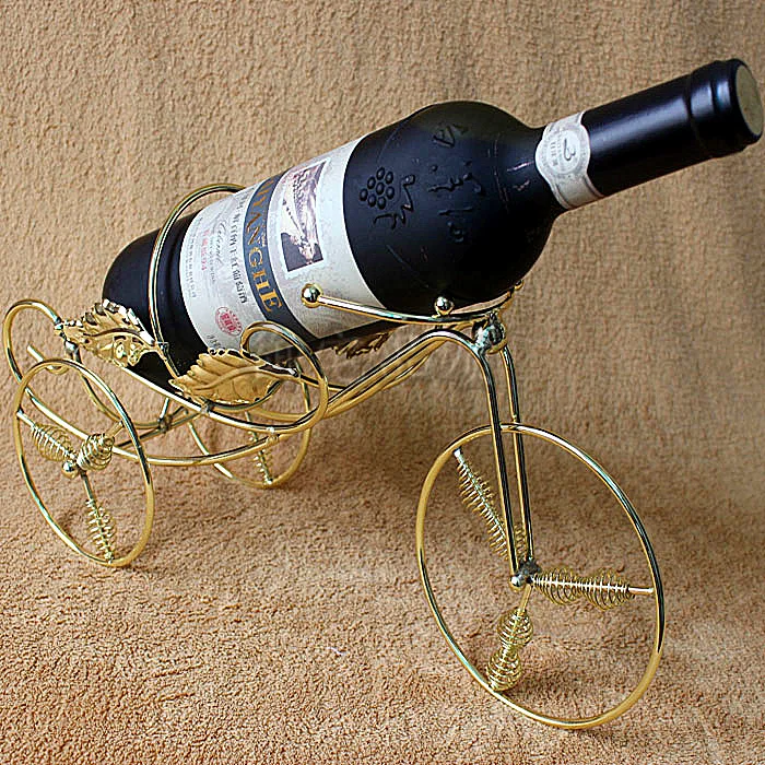 Железная бронзовая полка для золота трицикл Aberdeen Европейская мода винных
