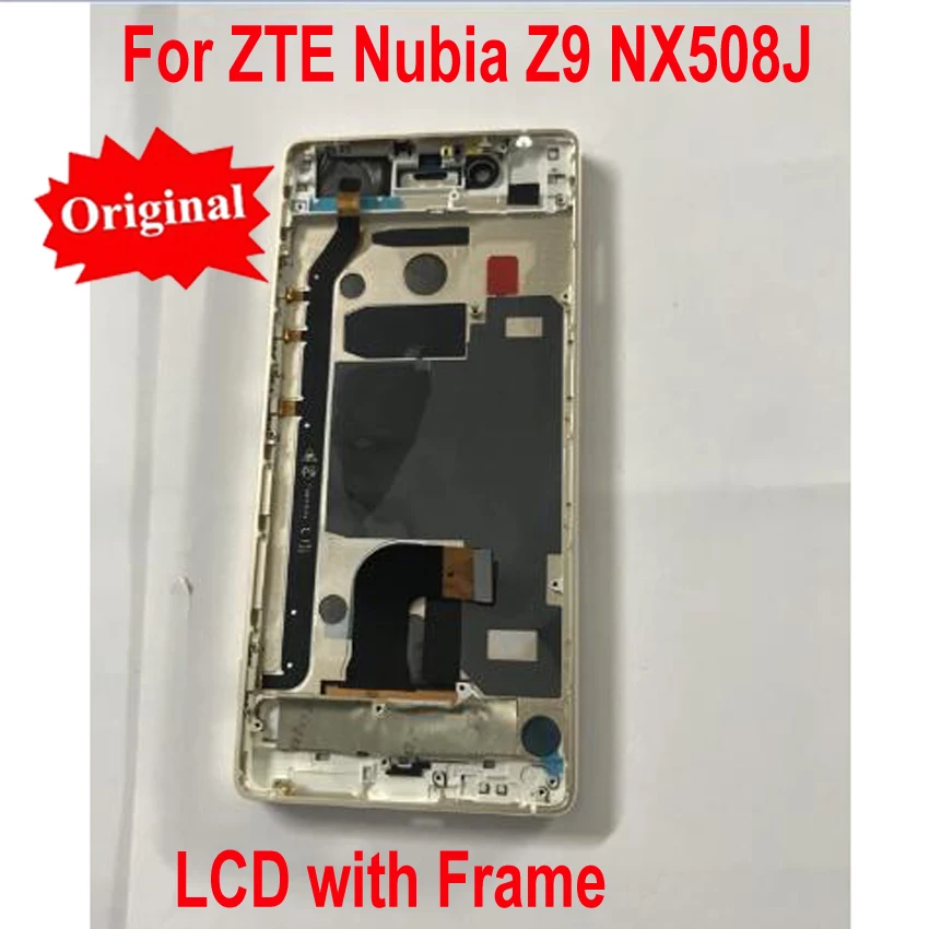 100% гарантия оригинальный цифровой преобразователь для телефона с рамкой ZTE Nubia Z9