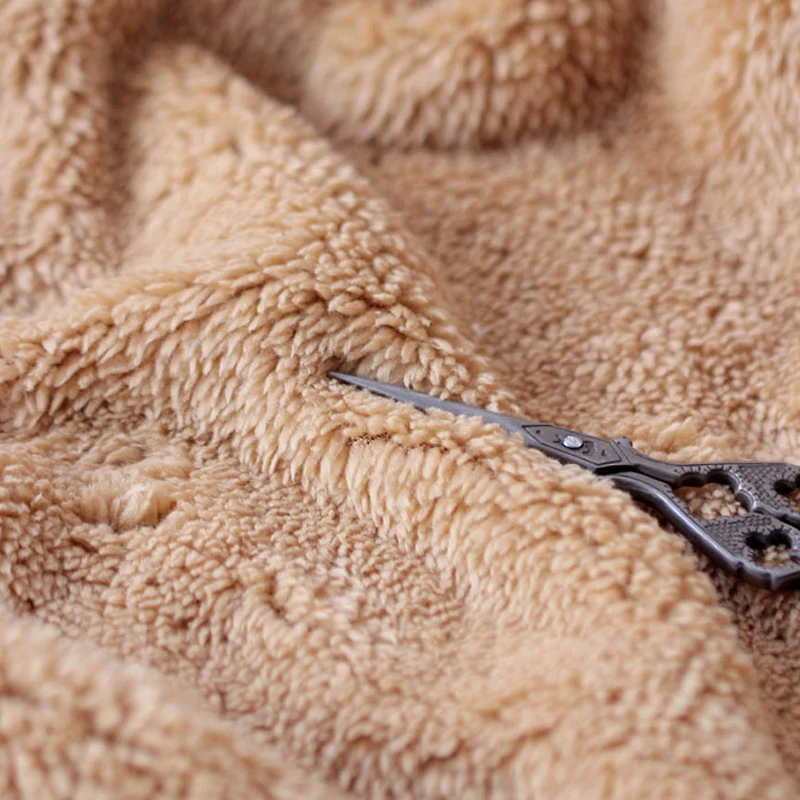 Ультрамягкая берберская флисовая ткань пушистый полиэфирный материал кукла для