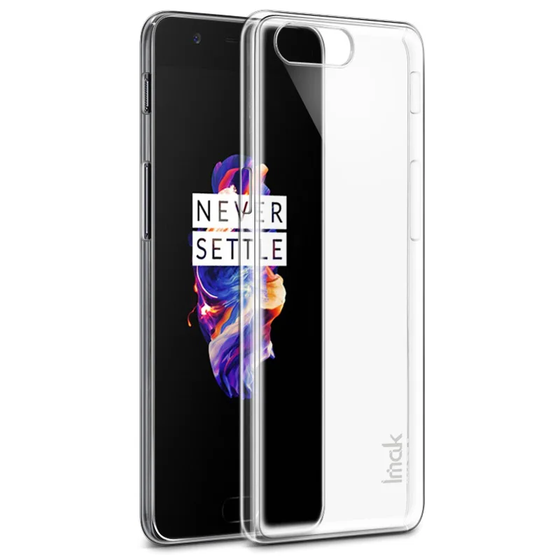 IMAK Crystal чехол II Ультра тонкий прозрачный ПК Жесткий Чехол для Oneplus 5/One Plus 5 A5000