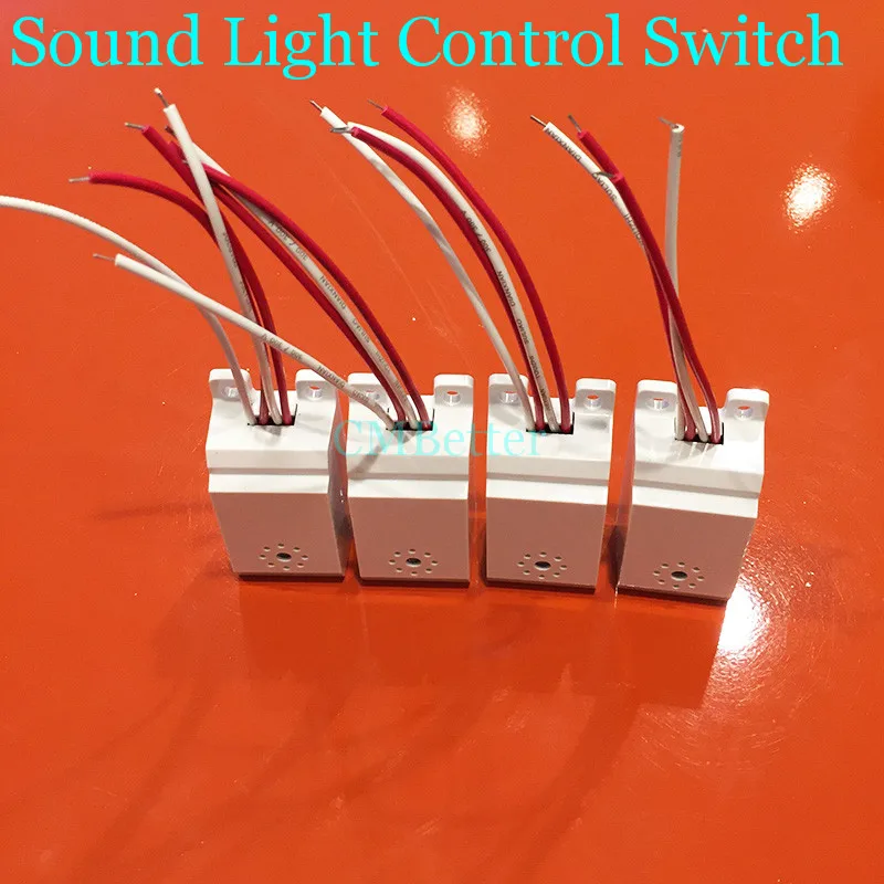 Новый четырехпроводный настенный энергосберегающий звук и светильник