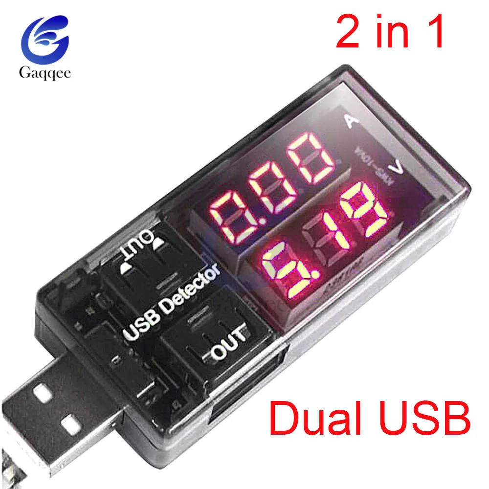 Type 5 Светодиодный тестер с двойным usb-портом, тестовый детектор для зарядки тока, тестер на батарею er, вольтметр, амперметр, зарядное устройство, Doctor Meter Monitor - Цвет: Type 5