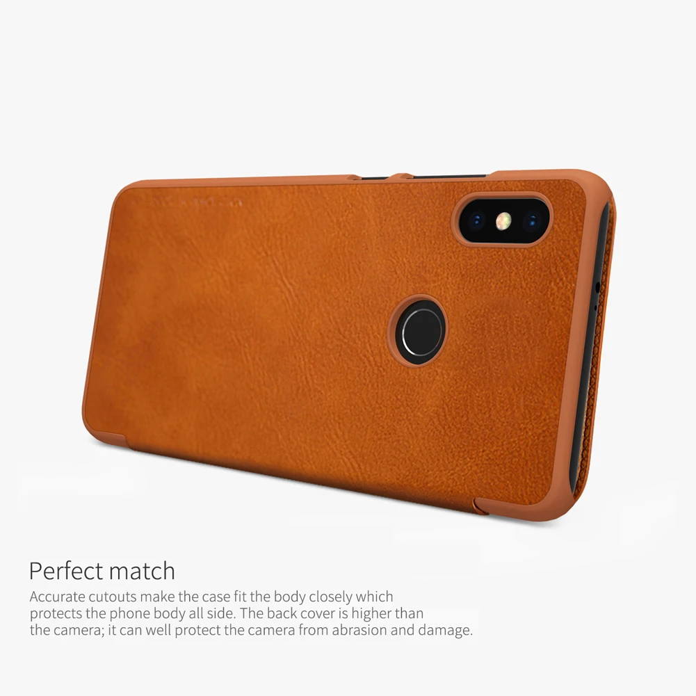 Original Nillkin for XiaoMi Redmi Note 5/RedMi 5 Pro Quick Circle Case Flip Leather Cover Window Phone Shell | Мобильные телефоны и
