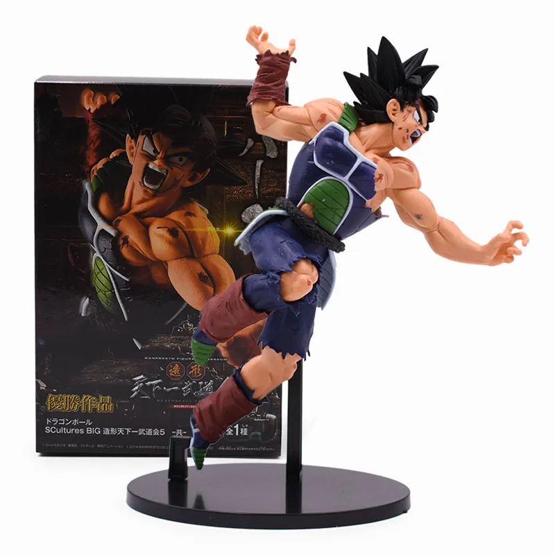 with box 23 см Мультфильм Аниме Драконий жемчуг Z воскресение F Супер Saiyan Son Gokou Bardock ПВХ фигурка Коллекционная модель кукла игрушка - Цвет: with box