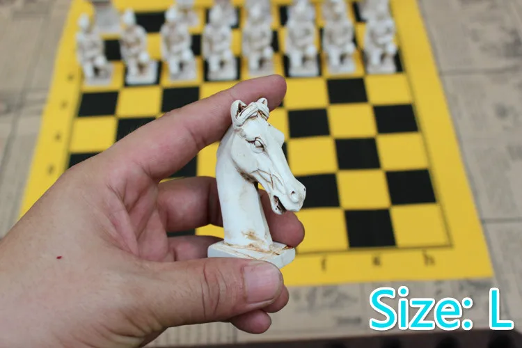 Коллекционные терракотовые воины 32 винтажные шахматы китайские S/M/L 3 размера